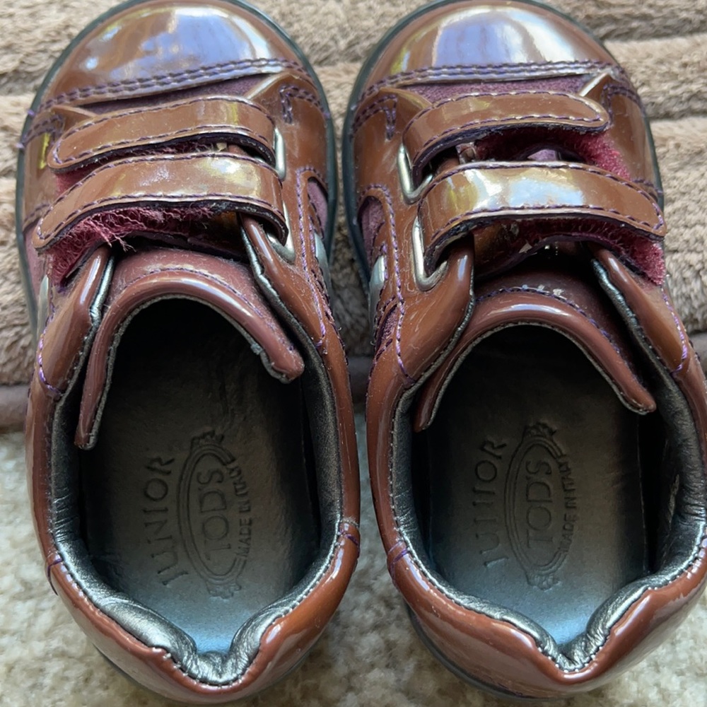 Tod s Jr brown leather toddler dress boots